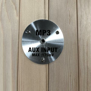 Maxxus Bellevue Low EMF FAR Infrared Sauna mp3 aux connection