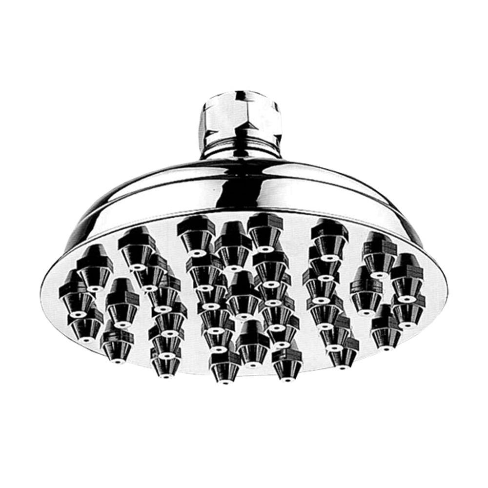 Whitehaus Showerhaus Small Sunflower Rainfall Showerhead with 37 Nozzles - Solid Brass Construction with Adjustable Ball Joint WHSM01-6 - Vital Hydrotherapy