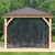 Yardistry 12 x 12 Meridian Gazebo Mesh Kit YM11793COM - Full-length Zippers - Easy Glide Tracks and Ties - Vital Hydrotherapy